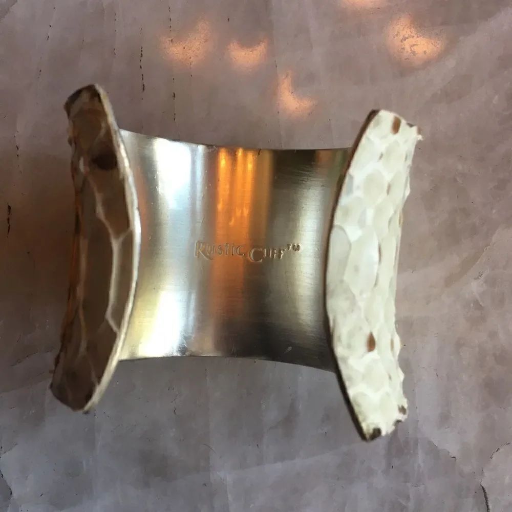 WHITE PYTHON 2” Cuff - Picture 2 of 8